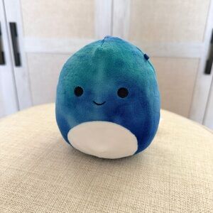 🦕 NWOT Squishmallows Blue Dino Small Stuffed Animal Plush Toy 7" Damien Dinosaur